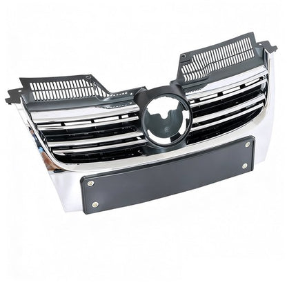 Fit 2005-2010 VW Volkswagen Jetta MK5 Sedan Front Upper Chrome Grille 05-10 06