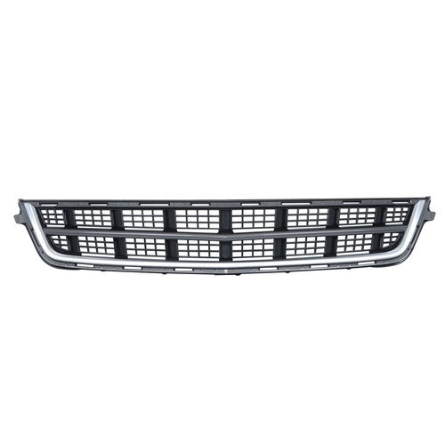 Solid Spare 2Pcs Front Upper Grille + Lower Grille Plastic For Cadillac ATS 2013-2014 Chrome