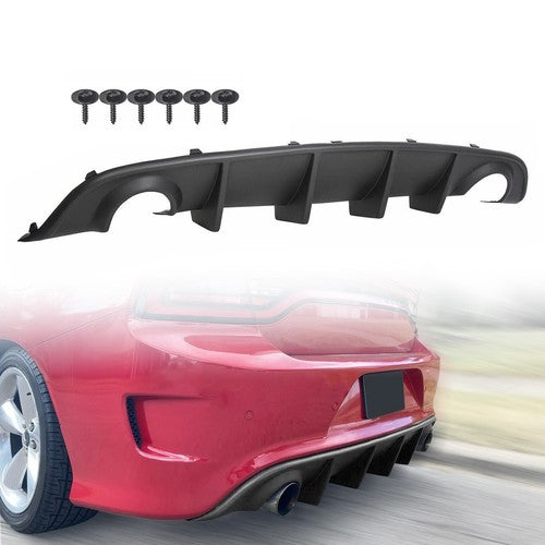 Solid Spare For 2015-23 Dodge Charger SRT Factory Style Rear Diffuser Bumper Valance Lip PP