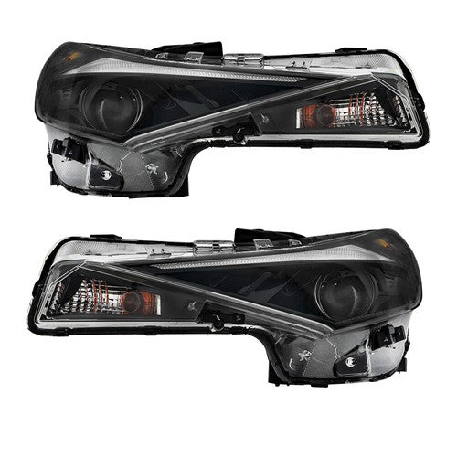 Solid Spare Pair For Hyundai Elantra 2021-2022 Headlight Replacement Halogen Clear Lens L+R