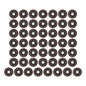 Solid Spare 4.5" × 7/8" 40 Grit Flap Disc Grinder Sanding Grinding Wheels 50 PCS