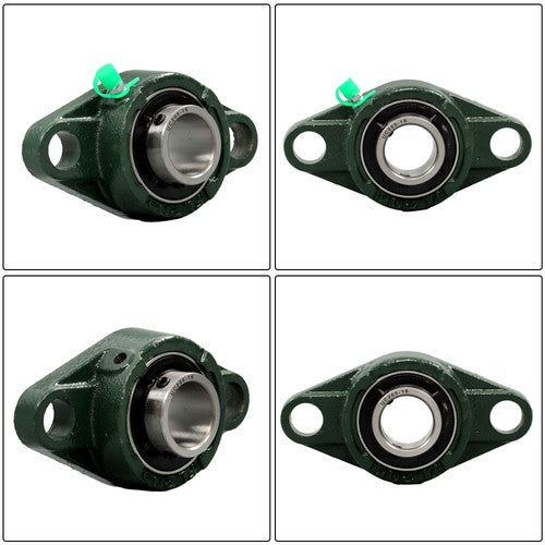 Solid Spare 4-pack PCS UCFL205-16 Pillow Block Flange Bearing 1" Bore 2 Bolt Solid Base