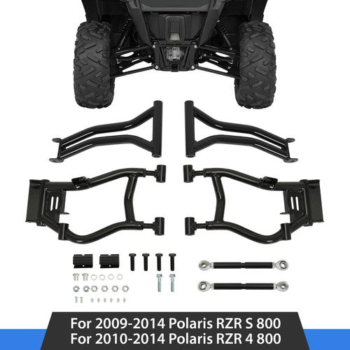 Solid Spare Rear A-Arms High Clearance 1.5" Forward For Polaris RZR S 800 / RZR 4 800 09-14