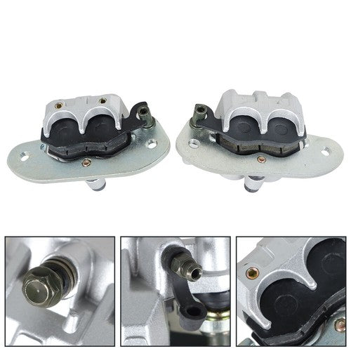 Solid Spare For Yamaha Viking EPS Viking 700 YXM700 Front & Rear Brake Calipers w/Pads 14-21