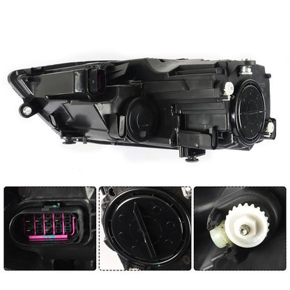 Solid Spare Halogen Clear Lens Headlight Assembly For Volkswagen Jetta 2011-2018 Left Side