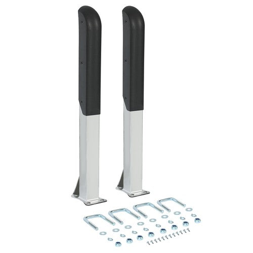 Solid Spare Fits for 2" Trailer Frames Pair of Zinc-Plated Pontoon Boat Trailer Guide On