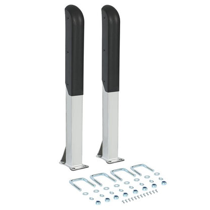 Solid Spare Fits for 2" Trailer Frames Pair of Zinc-Plated Pontoon Boat Trailer Guide On