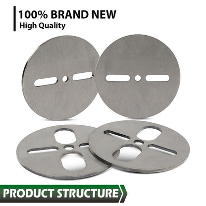 Solid Spare Universal Air Ride Mount Plates Upper Lower Dual or Single Port 2500 2600 Bag
