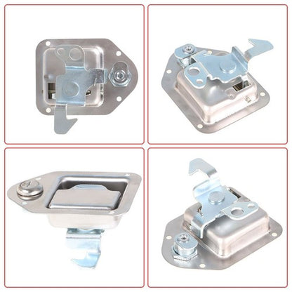 Solid Spare 4-3/8" 3-1/4" Latch Paddle Handle For RV Trailer 2 set Toolbox Lock Door Key