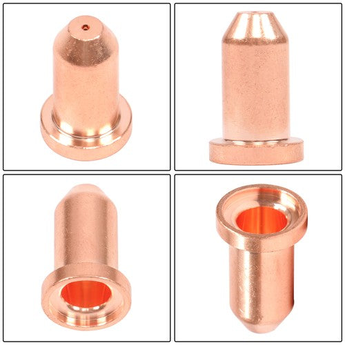 Solid Spare 10pcs Plasma Cutter Torch 249926 249928 Nozzle + Electrodes for Miller XT40 XT30