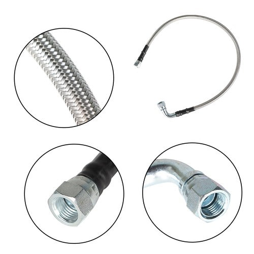 Solid Spare For Dodge Ram 3500 2003 04-07 5.9L L6 48RE Transmission Cooler Hoses Lines Kit