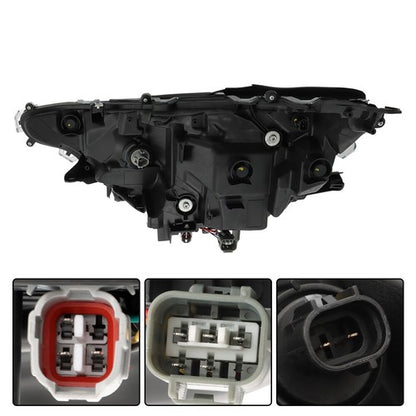 Solid Spare For 19-2022 Toyota RAV4 Hybrid XLE Projector Headlights Assembly LED Left+Right
