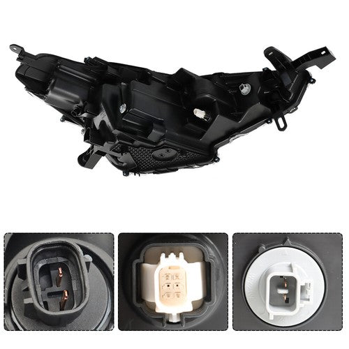 Solid Spare Left Side For Toyota Corolla Cross L/LE 2022 2023 Headlight Headlamp Clear Front