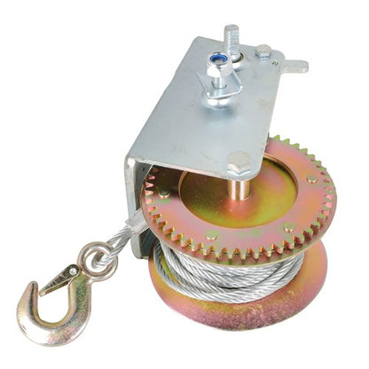 Solid Spare 3500 lbs For Trailer Winch Hand Crank Winch Durable Hand Winch With Cable