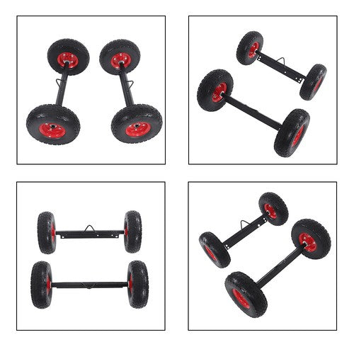 Solid Spare All Terrain Solid Never Flat Tires Wheel Kit Fit For Honda EU3000is Generator