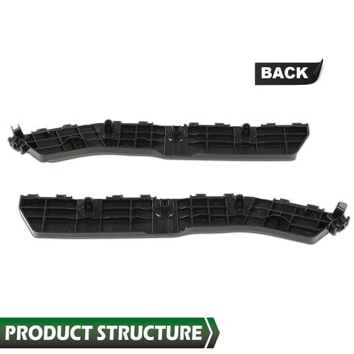 Solid Spare Fit For 2010-2015 Lexus RX350 RX450h Rear Bumper Retainer Bracket Left+Right