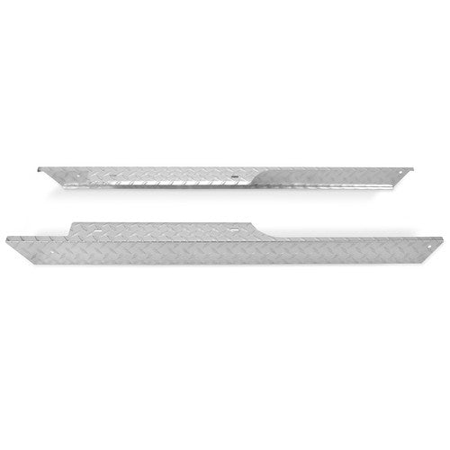 Solid Spare Aluminum Diamond Plate Rocker Panel Side Covers For EZGO TXT Golf Cart 1994-2013
