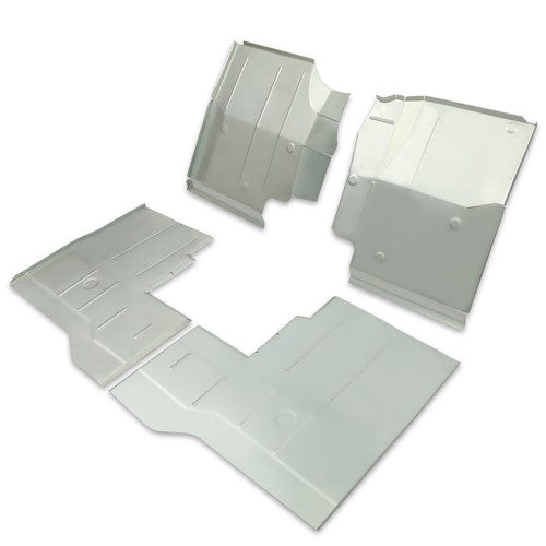 Solid Spare Front & Rear Floor Pans 4PC Kit For Jeep CJ7 CJ8 Scrambler & YJ Wrangler 76-96