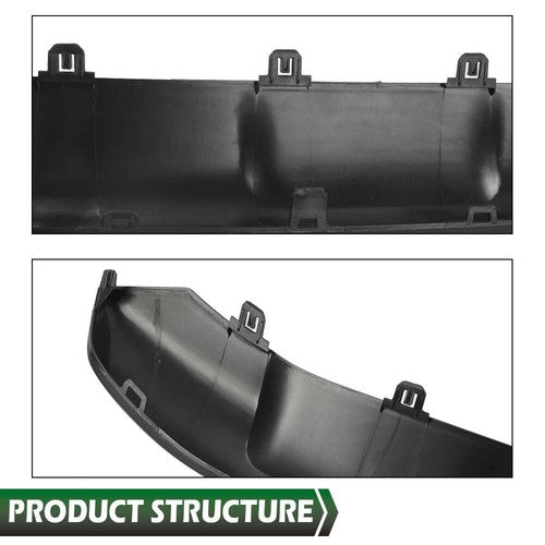 Solid Spare Front Lower Valance Skid Plate Board Guard Fit For 19-22 Toyota Rav4 Black ABS