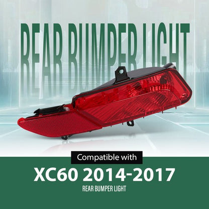 Solid Spare Fit For 14-17 Volvo XC60 Rear Bumper Reflector Fog Light Brake Lamp Right Side