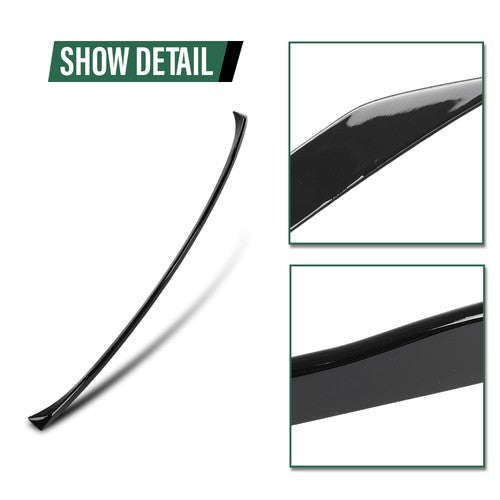 Solid Spare Rear Trunk Spoiler Wing Body Kit Fit For 2019-2024 BMW X5 G05 Gloss Black