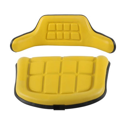 Solid Spare New 2 Piece Yellow Seat Cushion Set For John Deere 2030 2040 2440 2640 2350 2550