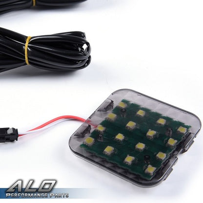 Solid Spare Fit For 2009-2012 Honda Fit/Jazz Smoked Lens Rear Trunk Door High Power LED Lamp