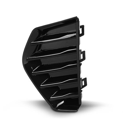 Solid Spare Front Bumper Fog Light Grille Cover Fit For 2019-2024 Cadillac XT4 Left Side