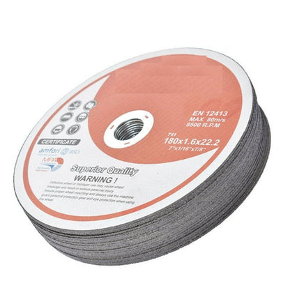 Solid Spare Cutting Discs 7"x1/16"x7/8" Cut-off Wheel - Metal & Stainless Steel 25 Pack