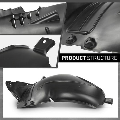 Solid Spare Front Left Side Fender Liner Fit For 07-11 Mercedes-Benz S450 S550 S63 AMG