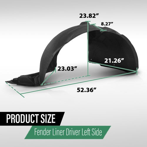 Solid Spare Front Left Side Fender Liner Splash Shield Fit For 2017-2019 Buick Lacrosse