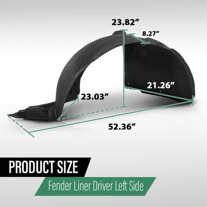 Solid Spare Front Left Side Fender Liner Splash Shield Fit For 2017-2019 Buick Lacrosse