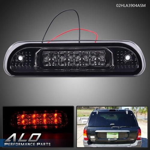 Solid Spare Fit For 99-04 Jeep Grand Cherokee LED Third Brake Light Rear Cargo Lamp Smoke