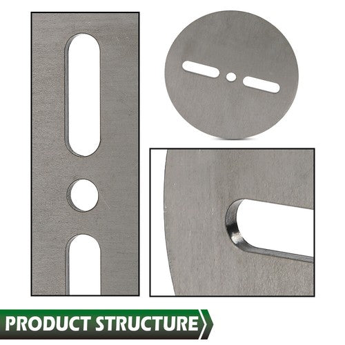Solid Spare Universal Air Ride Mount Plates Upper Lower Dual or Single Port 2500 2600 Bag