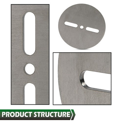 Solid Spare Universal Air Ride Mount Plates Upper Lower Dual or Single Port 2500 2600 Bag