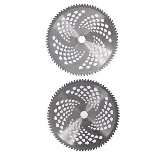Solid Spare 2 PK -10" x 80T Carbide Tip Brush Blades  for Cutter, Trimmer, Weed Eater