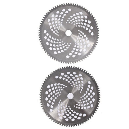 Solid Spare 2 PK -10" x 80T Carbide Tip Brush Blades  for Cutter, Trimmer, Weed Eater