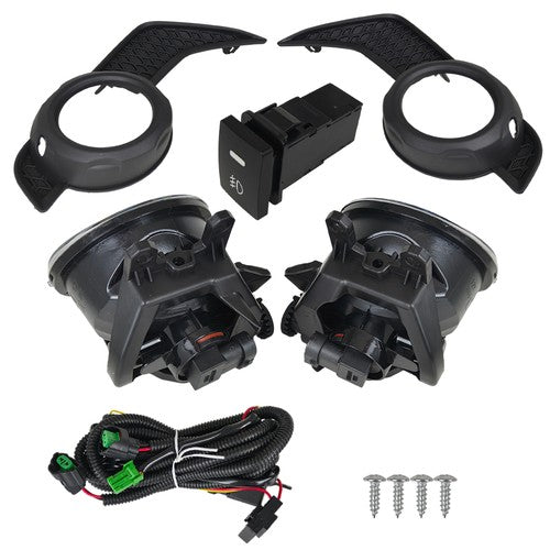For 2014-2021 Toyota 4Runner TRD SR5 Fog Lamps Lights Bezel Wire Switch Kits