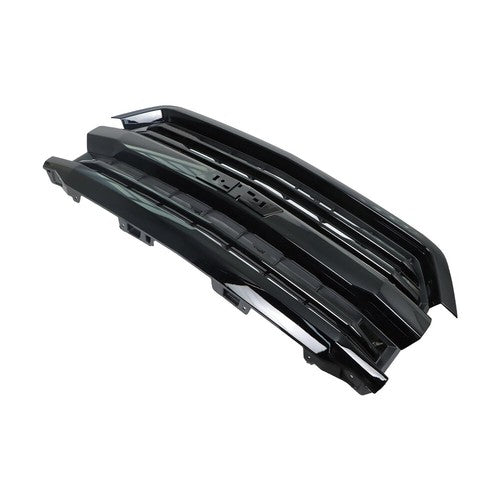 Solid Spare Front Bumper Upper Grille Assembly ABS Black For Chevy Silverado 1500 2016-2018
