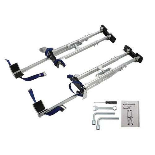 Solid Spare Adjustable Stilt 36" - 48" Drywall Stilts Aluminum Alloy Tool For Electrical