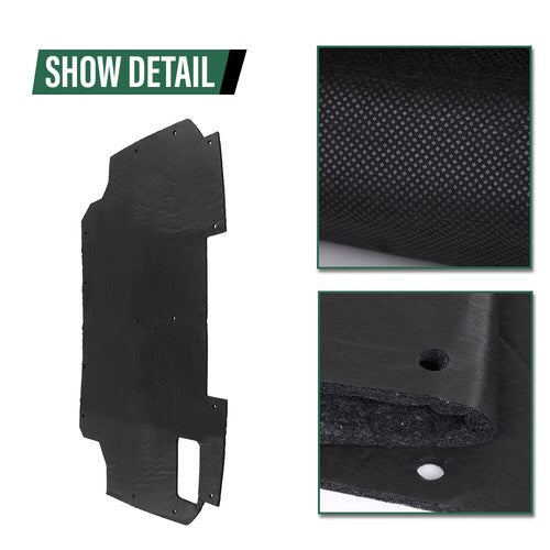 Solid Spare Fit For 1987-1991 Ford F150 F250 F350 Bronco Hood Insulation Pad Heat Blanket