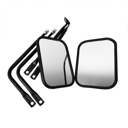 For Jeep Wrangler JK CJ YJ TJ JL Door Off Quick Release Side Hinge View Mirrors