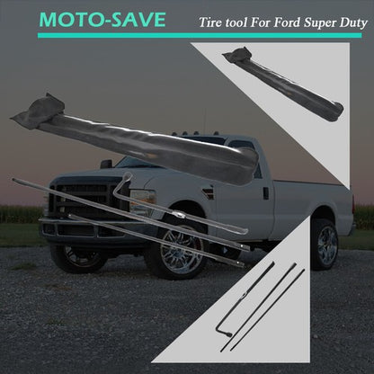 Solid Spare 2003-07 for Ford Super Duty Spare Tire Lug Wrench Tool for Replacement