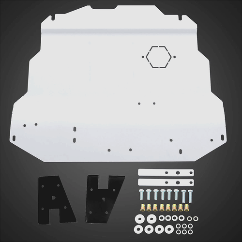 Solid Spare Skid Plate Belly Pan Aluminum For 99-10 VW Volkswagen Golf Jetta MK4 New Beetle