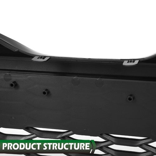 Solid Spare Fit For 2021-2023 Toyota Camry SE XSE Front Bumper Lower Grille W/O Sensor Holes