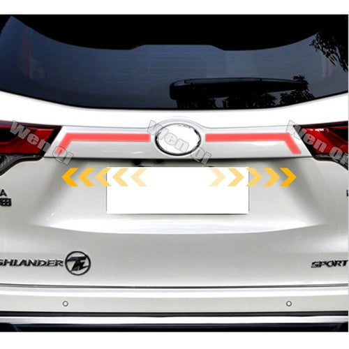 LED Rear DRL Brake Turn Signal Light Lamp White For Toyota Highlander 2014-2019