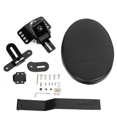 Solid Spare Plug In Driver Rider Backrest Pad Fit For Harley Street Electra Glide 1997-2024