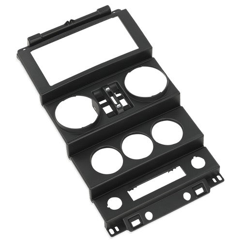 Solid Spare Fit For 2007-2010 Jeep Wrangler Instrument Panel Dash Center Bezel Trim Black