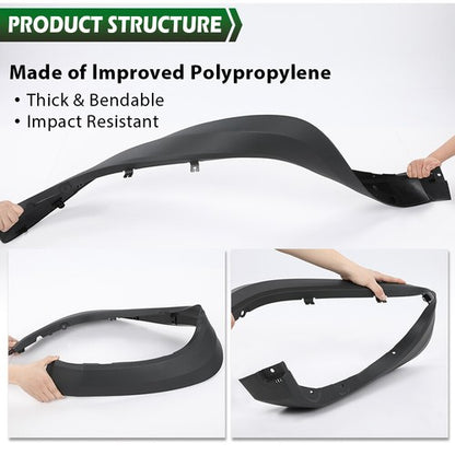 Solid Spare Fit For 2016-2023 Toyota Tacoma Front Driver & Passenger Side Fender Flares