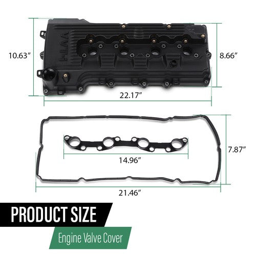 Solid Spare Fit For 2005-2015 Toyota Tacoma 2.7L Engine Valve Cover w/ Gasket 11201-75055
